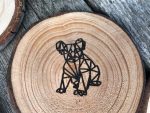 Dessous de verre rondin de bois gravé – Image 3