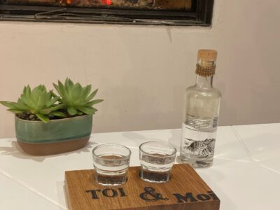 Planche à shooter gravé en chêne